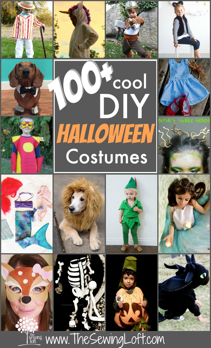 100+ Creative Costumes for Halloween rounded Up in one place. The Sewing Loft