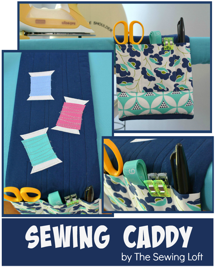 Come join me in 2016 and made this sewing caddy at the Quilting Adventures Online Retreat | The Sewing Loft