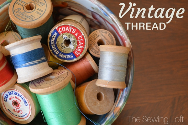 vintage spool of thread