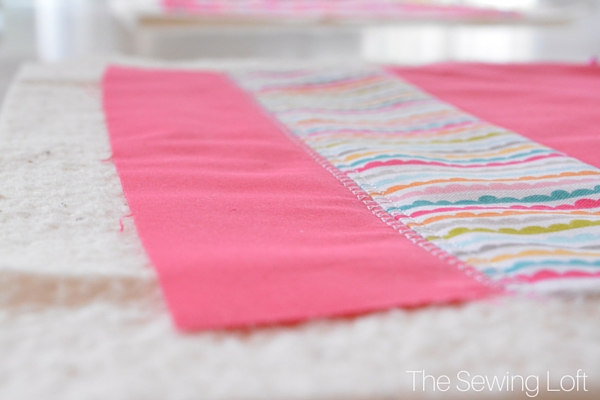 Sewing a best sale blanket with batting