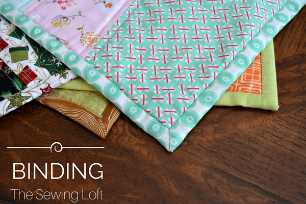 Binding 101. Learn how this trim can clean finish your project, how to make and calculate yardage needed to create binding for your next project. The Sewing Loft