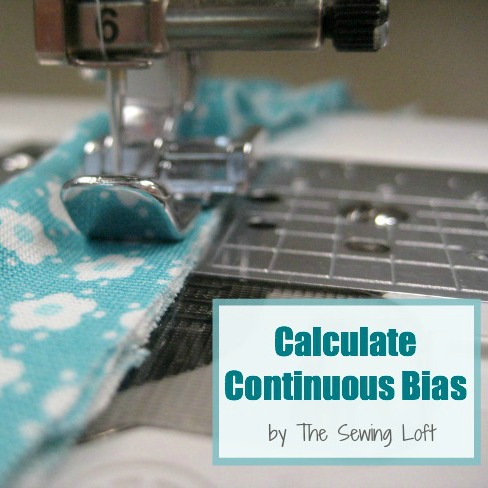 Learn how to calculate continuous bias with this easy to use cheat sheet from The Sewing Loft