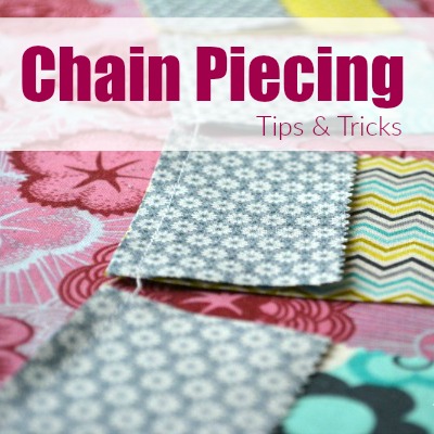 Take the stress out of big projects and become more efficient with chain piecing. The Sewing Loft