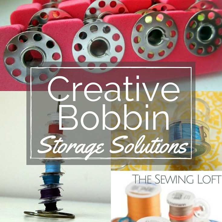 Tame your loose bobbin threads with these creative bobbin storage solutions. They are sure to help keep your threads detangled and drawers clean. The Sewing Loft