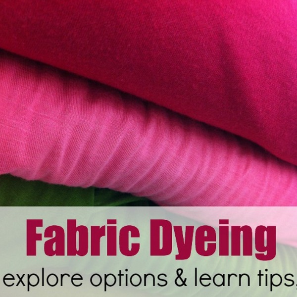 Let's talk fabric dyeing tips and techniques. Mini series on The Sewing Loft