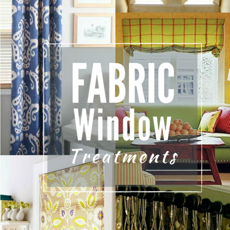 Fabric window treatments are a great way to update the look of any room. Here's a look at some of the most common window decor that you can make.