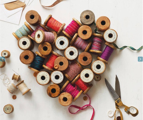 Vintage Thread Spools DIY Project - The Sewing Loft