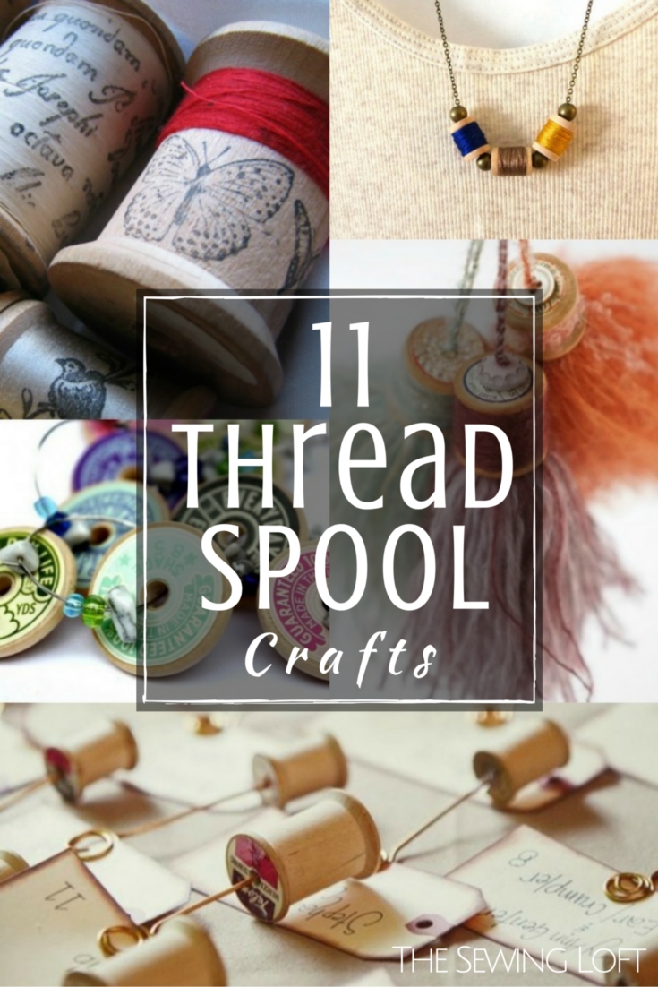 Necklace Making with Vintage Wooden Spools