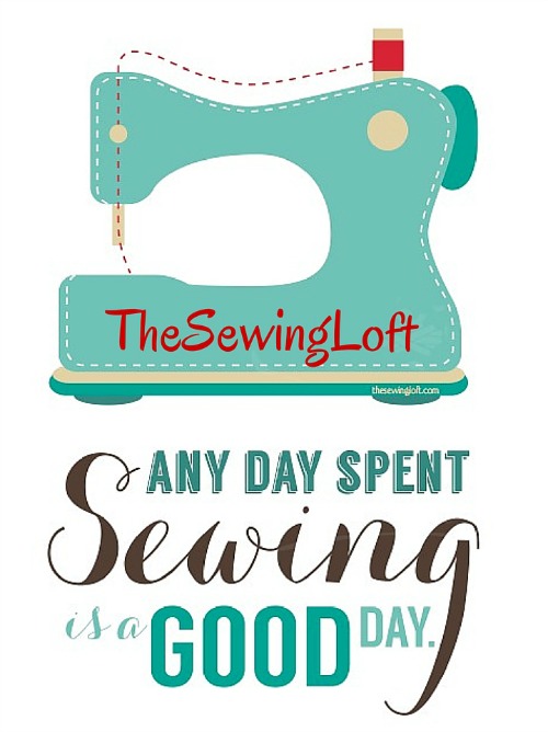 Good Day Sewing Printable Art is perfect to hang in the studio! The Sewing Loft