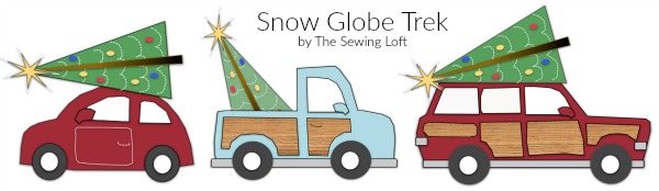 Snow Globe Applique Bundle Pack Pattern by The Sewing Loft