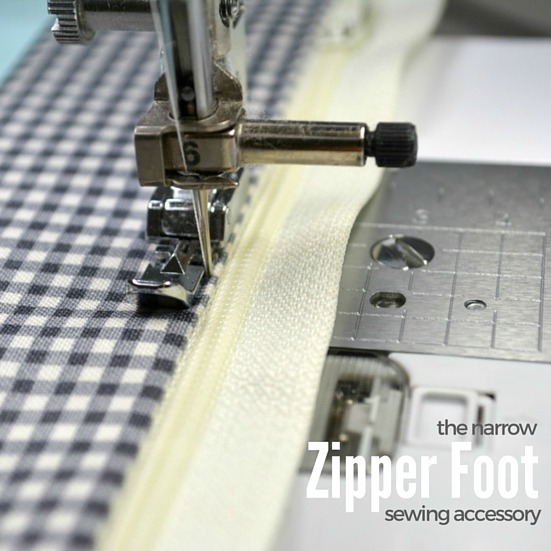 Sewing machines come with a variety of presser feet, including the zipper foot.  However, not all are created equal.  Find out why the narrow zipper foot is a MUST have!  The sewing loft