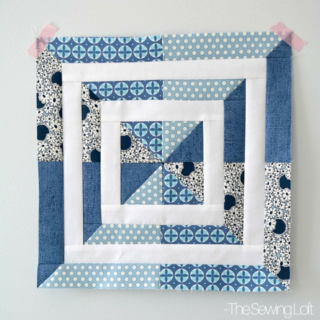 I'm excited to be part of the Aurifil Design Team 2016. You can grab my Swirl Away Block pattern here and learn more about our upcoming year together. The Sewing Loft