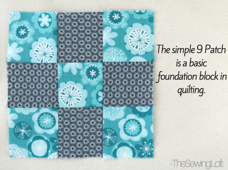 The 9 patch is considered a basic foundation block in quilting that can help your build your skills in so many ways. From keeping your lines straight, to nesting seams, this foundation block is one that you will want to master! Learn tips and tricks to create the perfect block every time on The Sewing Loft. 