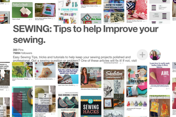Looking for the best sewing content on Pinterest to feed your sewing addition? Here are the best sewing boards on Pinterest to follow. 