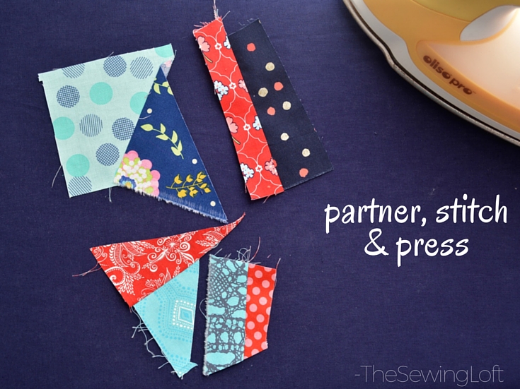 Create new fabric from smaller scraps with this easy scrap management technique. The Sewing Loft
