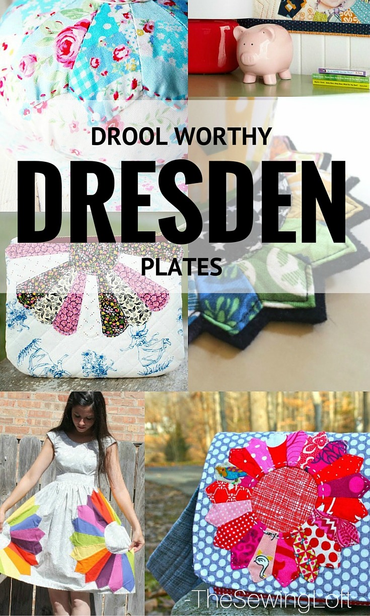 Dresden Plates are perfect for scraps and so easy to make. Check out these drool worthy dresden projects.