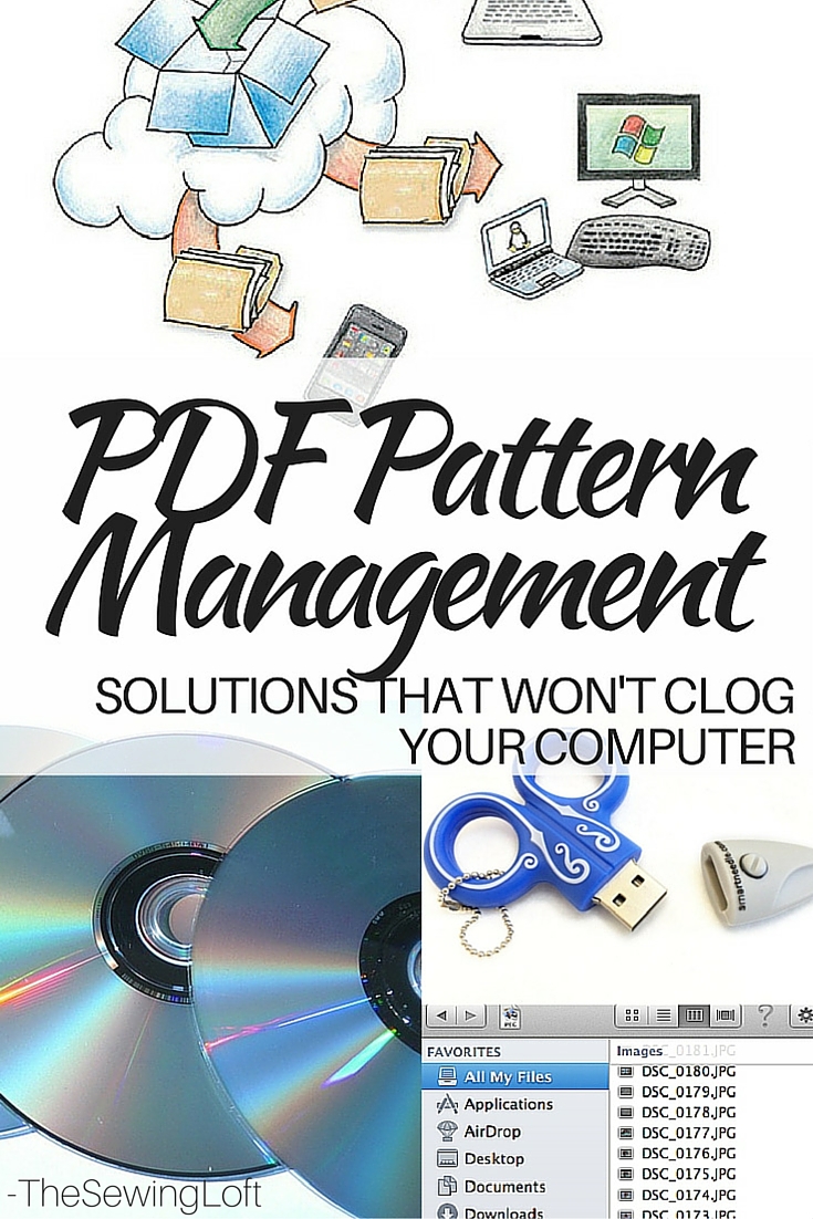 Instead of clogging up your computer with free pdf patterns, try one of these simple pdf storage solution ideas to keep everything neat and organized.