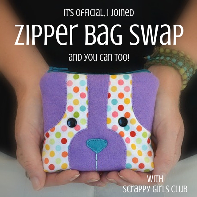 Grab your favorite zipper bag patterns, it's time for another swap with the Scrappy Girls Club. Sign up today to be teamed up with your perfect partner.