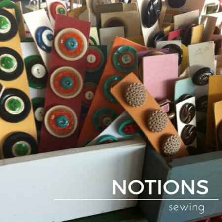 Use trims and notions to add character to your sewing projects. The Sewing Loft