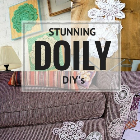 Create stunning home decor and one of a kinda garments with these vintage doily DIY ideas! The Sewing Loft