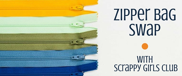 Grab your favorite zipper bag patterns because it's time for another swap with the Scrappy Girls Club. Sign up today to be teamed up with your perfect partner.