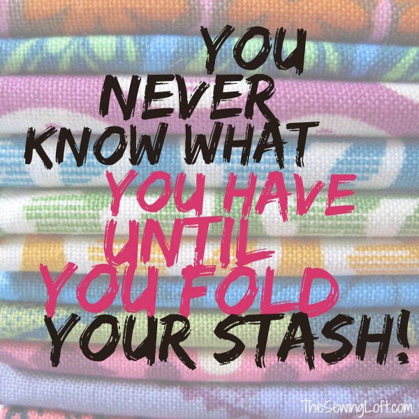 This post helped me get my fabric stash under control. 