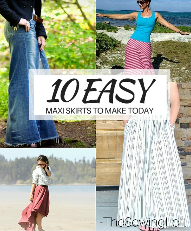 10 Maxi Skirts You Must Make for Your Closet The Sewing Loft