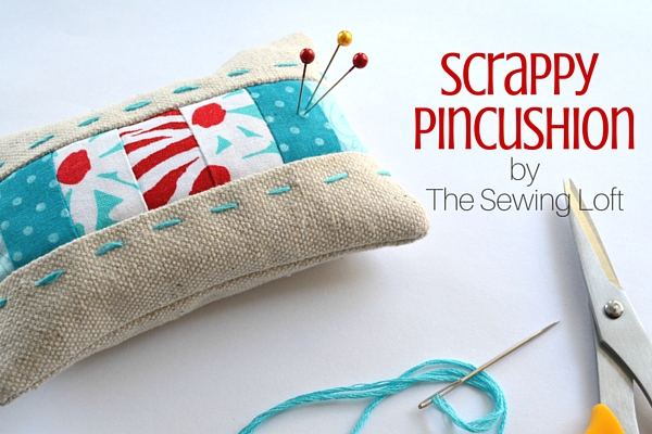 This scrappy pincushion pattern is perfect for smaller pieces of leftover fabrics. Step by step instructions make it easy for even a beginner to stitch at home. 