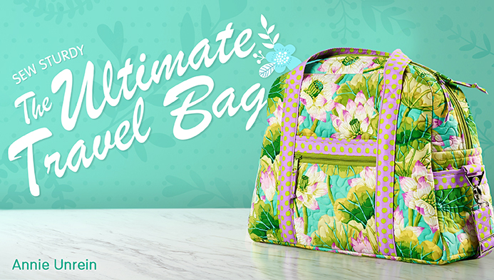 This Ultimate Travel bag class on Craftsy is amazing! Annie does an awesome job walking you through every step and make the process so simple to follow