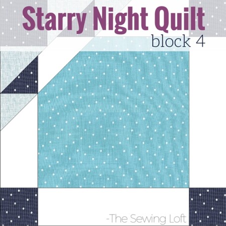 It's time for the next block in the Starry Night Quilt Sampler - the Cat's Tooth Quilt Block. Come join the fun and Increase your skill set with a block of the Month sewing series on The Sewing Loft.