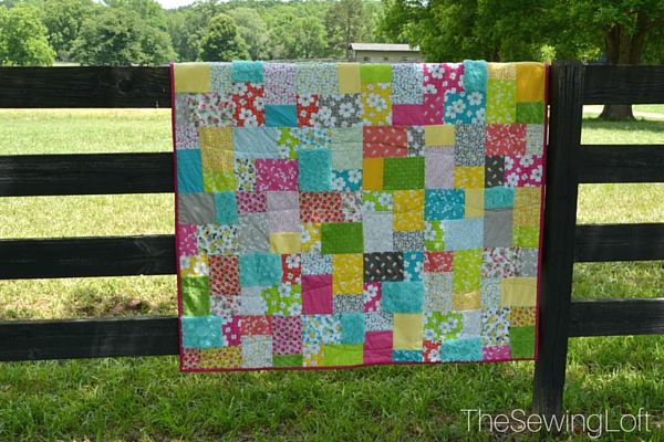 My double slice layer quilt is being featured on MSQC Tutorial Reboot.