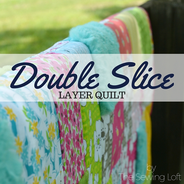 My double slice layer quilt is being featured on MSQC Tutorial Reboot.