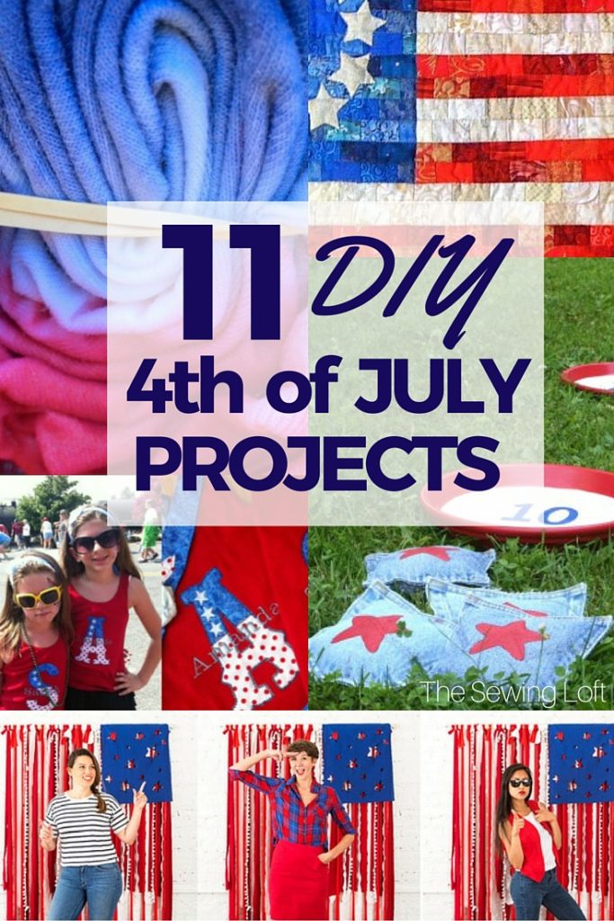 11 Easy DIY Projects for 4th of July - The Sewing Loft