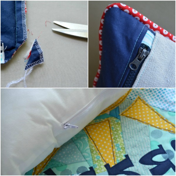 This easy to make DIY pillow pattern is perfect for using up fabric scraps. 