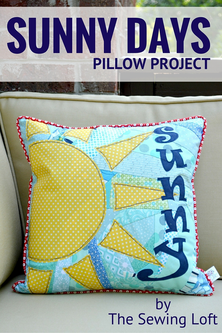 This easy to make DIY pillow pattern is perfect for using up fabric scraps. 