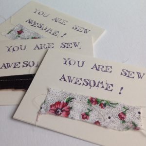 Sew Awesome Cards