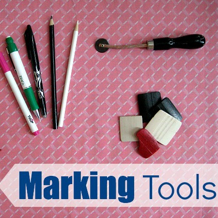Learn how to use different types of Marking Tools on The Sewing Loft