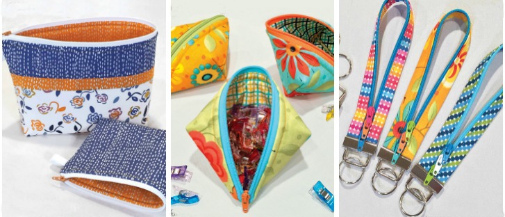 Small Zipper Bags - WhimzeeStitches Designs