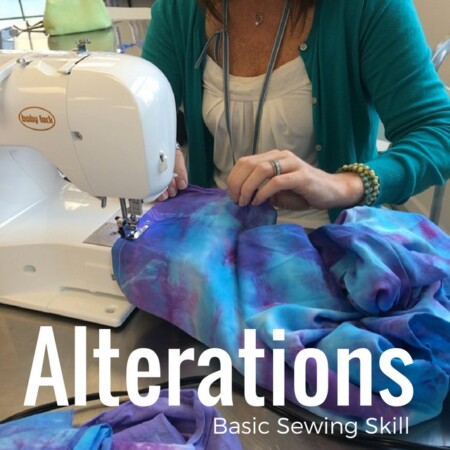 Alterations are a basic sewing skill that many take for granted. Learn the basics and skip the dry cleaners.