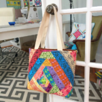 I love turning UFO into finished things and this quilt block has quickly turned into my favorite tote bag! The Sewing Loft