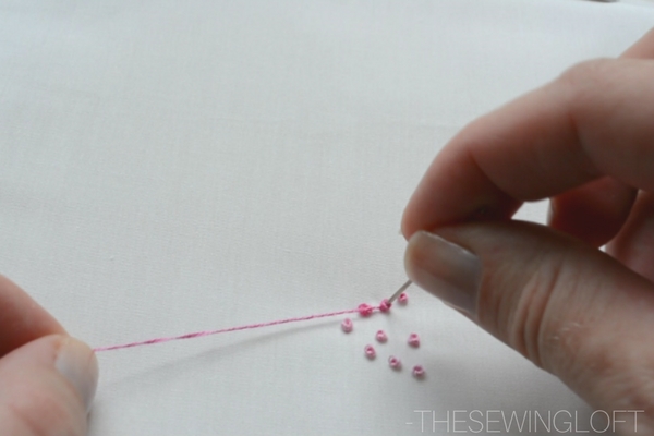 French knots are really much easier to make than you think. Thank goodness for these easy tips. 