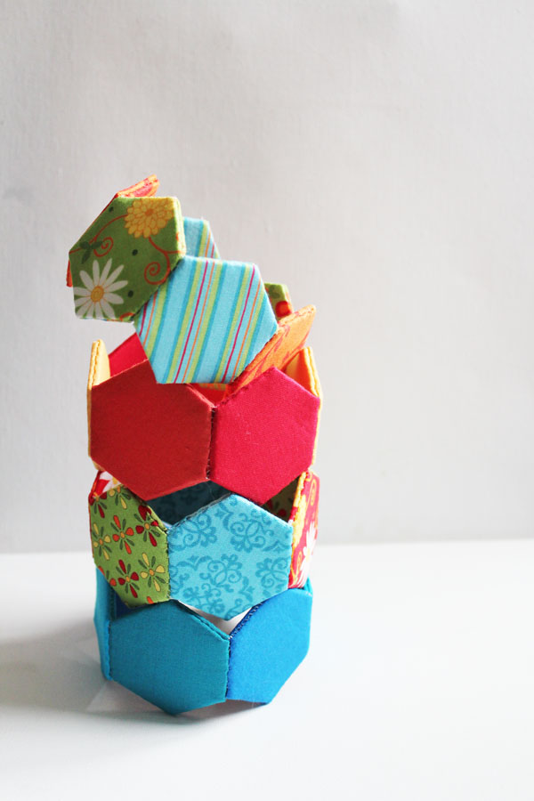 Bag Patchwork of Hexagons ~ DIY Tutorial Ideas!