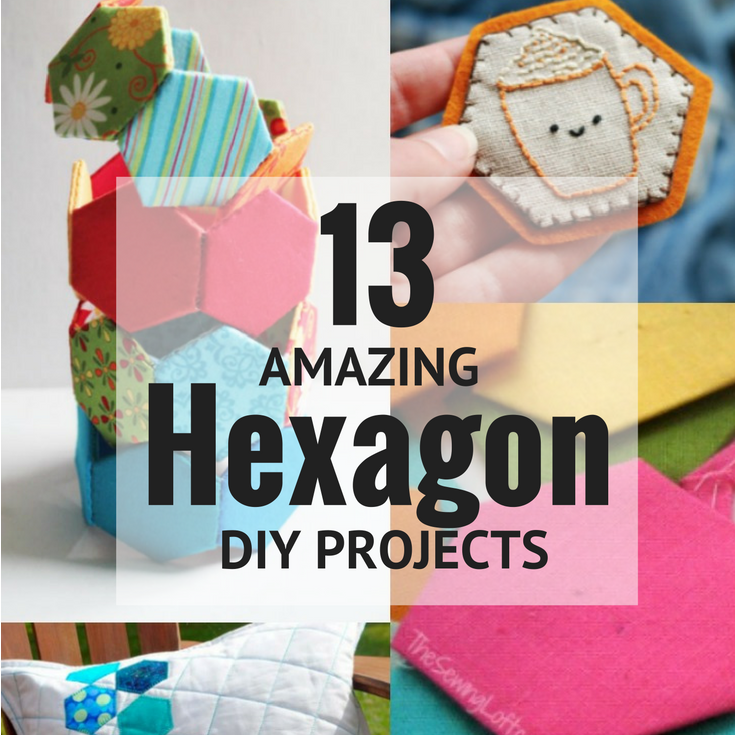 I'm inspired by these 13 amazing DIY hexagon projects.