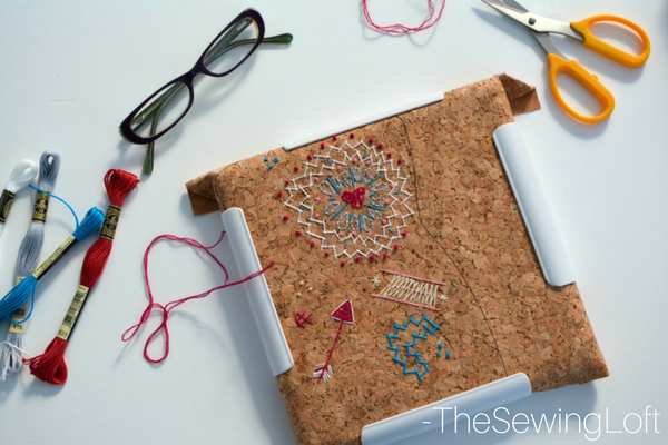 Ever think about using cork fabric to sew on? It's pretty cool especially for zenbroidery. 