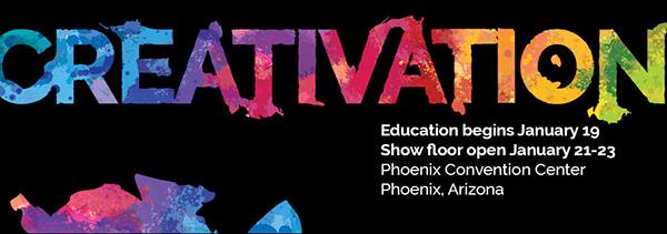 Join me in Phoenix this January in for the CHA Mega Show Creativation. It will be a hot bed of creative energy, new products, and talented folks. 