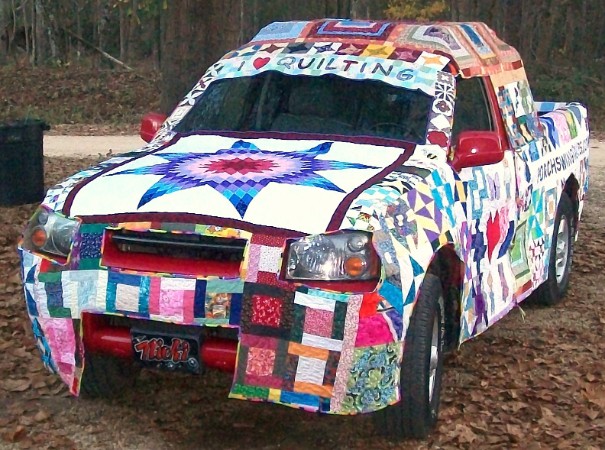 10 amazing crafted fabric car covers. It's so much more than quilting. See these amazing transformations created from your fabric bin and let your creativity take over.