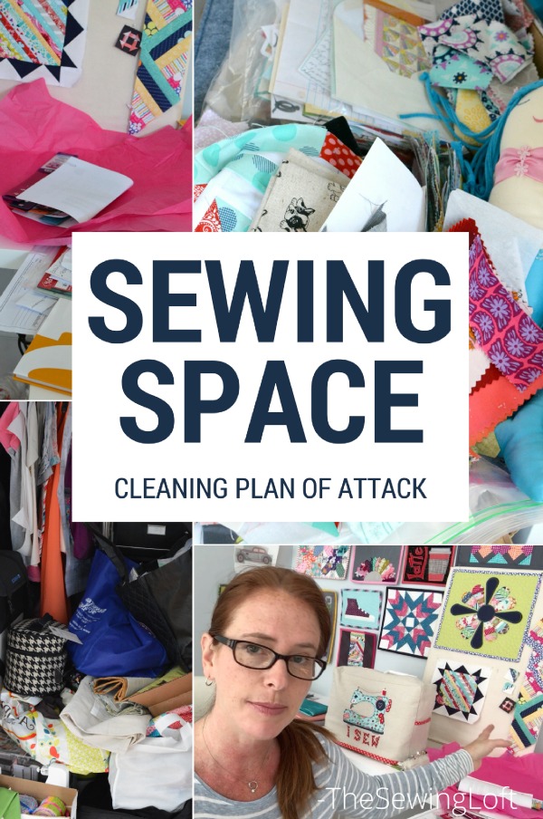 Start your year or next project off right with a clean sewing space. This easy plan of attack will make your next project a dream. 