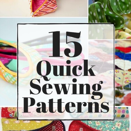 Every seamstress needs a few go to patterns in her line up and these 15 quick sewing projects are a must!