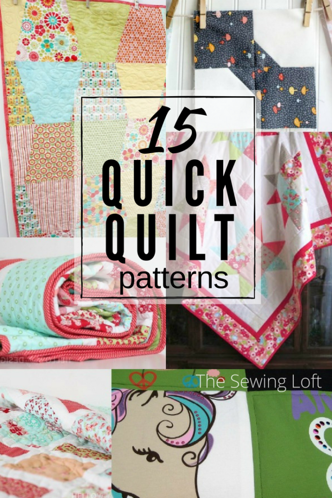 15 Quick Quilt Patterns | Easy to Make - The Sewing Loft