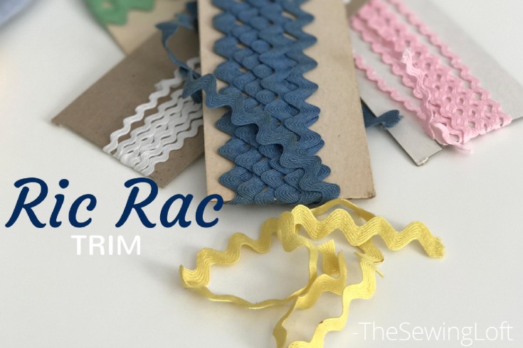 Sewing Trim comes in all different shapes and sizes. Some of these ornamental decorations are ribbon, ruffles, buttons, ric rac, lace, fringe, cording, etc.